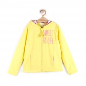 Толстовка для девочек BASIC GIRL Coccodrillo