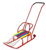 Санки Кирюша-7ШК красные