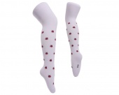 Колготки детские белые божья коровка lansa