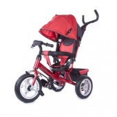 Велосипед 3кол. Ракета, надув. 12/10 кол., красн.