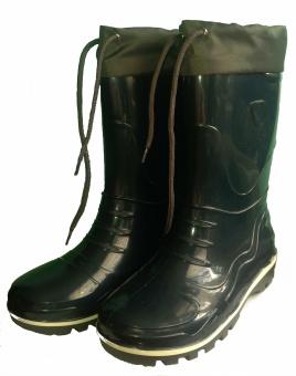 Сапоги резиновые темно синие с меховым вкладышем Nordman