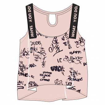 Майка для девочек POP Coccodrillo