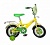 Велосипед 12д Навигатор Поезд Динозавров KITE-тип желт/зел