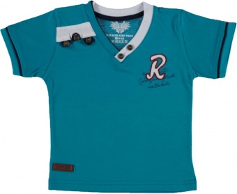 Футболка детская бирюзовая для мальчиков Babexi