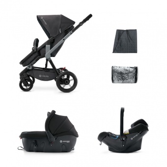 Коляска Wanderer Travel Set (3 в 1) Raven Black 2015 Concord