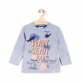 Футболка с дл.рукавом для мальчиков AIRCREW Coccodrillo