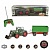 Трактор колесный с ковшом и полуприцепом р/у 1:28, 8 каналов