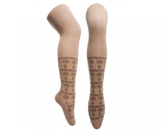 Колготки детские хаки lansa