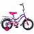 Велосипед NOVATRACK 12",TETRIS,фиолетовый,тормоз нож.,крылья цвет,багажник хромир.