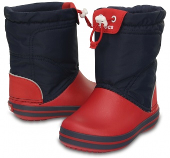 Crocband LodgePoint Boot K Navy/Red C7