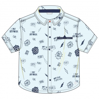 Рубашка для мальчиков HERO ANIMALS Coccodrillo