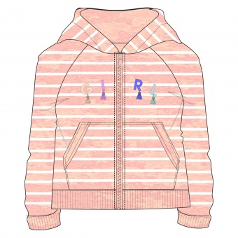 Толстовка для девочек PARADISE Coccodrillo