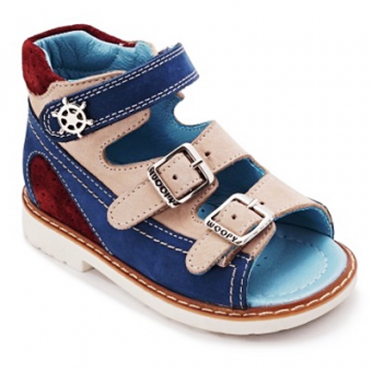 Сандалии синие детские для мальчиков Woopy