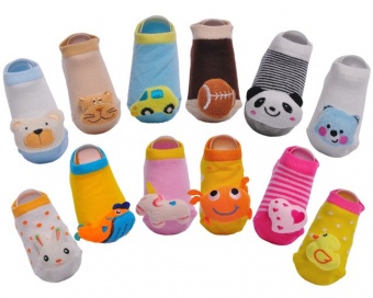 Носки детские с игрушкой lansa