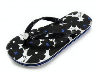 Шлепанцы черные для девочек Liu Jo