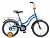 Велосипед NOVATRACK 16", TETRIS, синий, тормоз нож., крылья цвет., багажник хром.