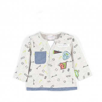 Лонгслив для мальчиков SKATE LIFE Coccodrillo