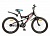 Велосипед NOVATRACK 20" SHARK, черный, сталь, 1-скор, Falcon
