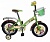 Велосипед14д Навигатор Маша и Медведь KITE-тип зел/желт с корзиной