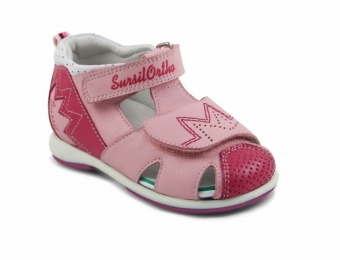 Сандалии розовые для девочек Sursil-Ortho
