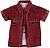 Рубашка красная хлопок + футболка для мальчиков Babexi