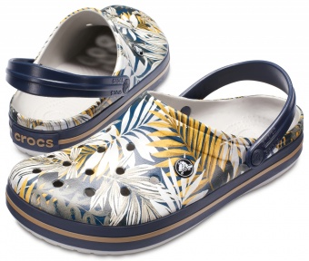 Crocband Graphic Clog