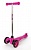 Самокат Moby kids , управление наклоном, звонок, роз.
