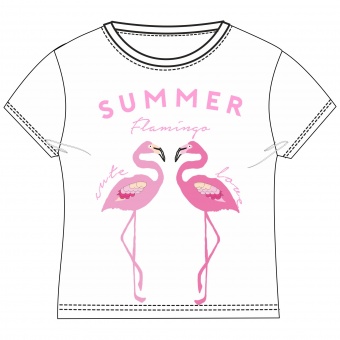 Футболка для девочек PARADISE Coccodrillo