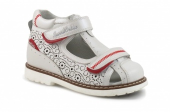 Сандалии белые для девочек Sursil-Ortho