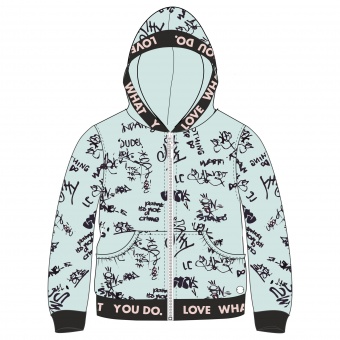 Толстовка для девочек POP Coccodrillo