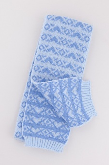 Шарф детский весна осень голубой Миалт