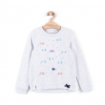 Свитшот для девочек COTTON CANDY Coccodrillo