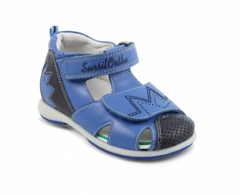 Сандалии голубые для мальчиков Sursil-Ortho