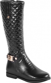 Сапоги черные для девочки RL5873