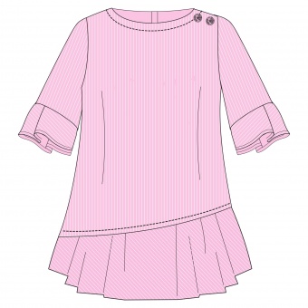 Платье для девочек LITTLE BIT WILD Coccodrillo