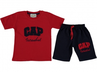 Костюм пижама двойка красный для мальчика Babexi