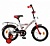 Велосипед NOVATRACK 14", ASTRA белый, защита А-тип, крылья и багажник хром.