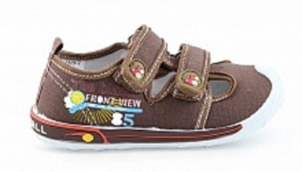 Кеды коричневые детские Sursil-Ortho
