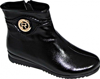 Ботинки черные для мальчика RL5821