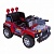 Машина-внедорожник эл. Тайга, красн.., свет, звук, аккум 6V/7AH ,25W