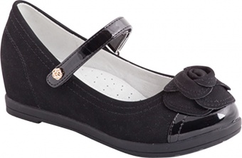 Туфли черные для девочки RL5810