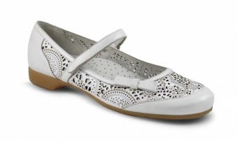 Туфли белые для девочки Sursil-Ortho