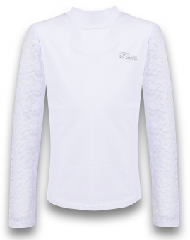 Блузка белая с длинным рукавом школа 817108 Pinetti