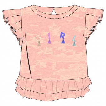 Футболка для девочек PARADISE Coccodrillo