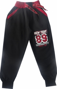 Брюки спортивные черные для мальчиков Babexi