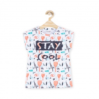 Футболка для девочек STAY COOL Coccodrillo